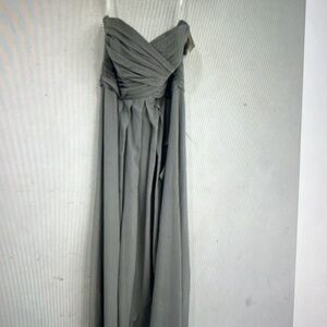 NWT Size 14 gray strapless formal dress